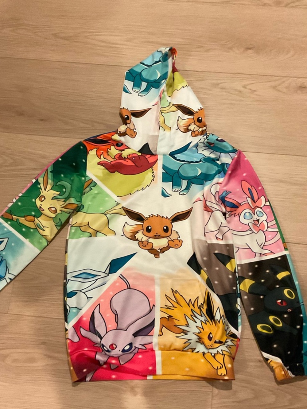 Eevee & Evolutions All-Over Print Hoodie - Multi Color